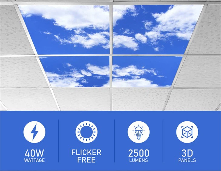 Wholesale 603X603 LED Sky Ceiling Panel Light