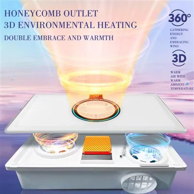 Honeycomb Air Outlet 3D Ring Heating Space Heater