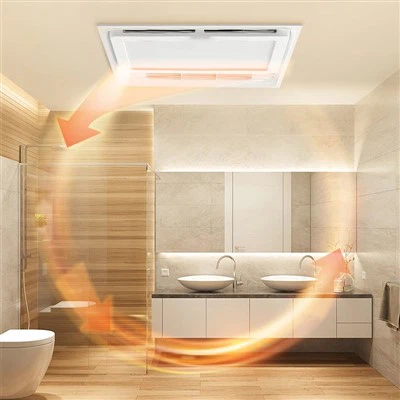 Lighting Bathroom Fan PTC Heater 595*595